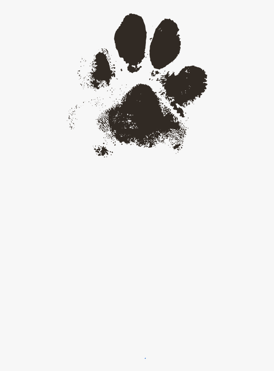 Dog Paw Print, Transparent Clipart