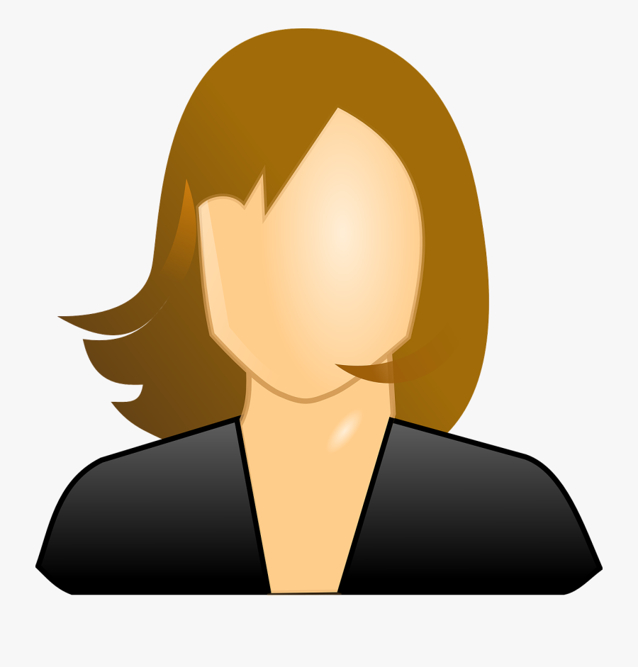 Woman Avatar - User Female, Transparent Clipart