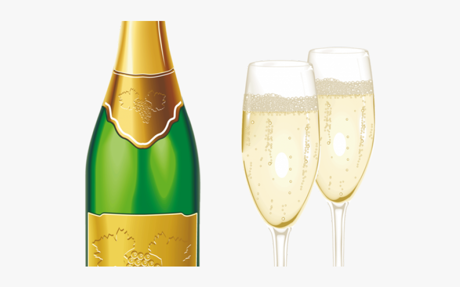 Champagne Glass Transparent Background, Transparent Clipart