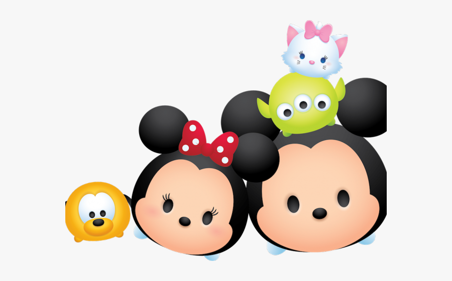 Disney Tsum Tsum Mickey And Minnie, Transparent Clipart