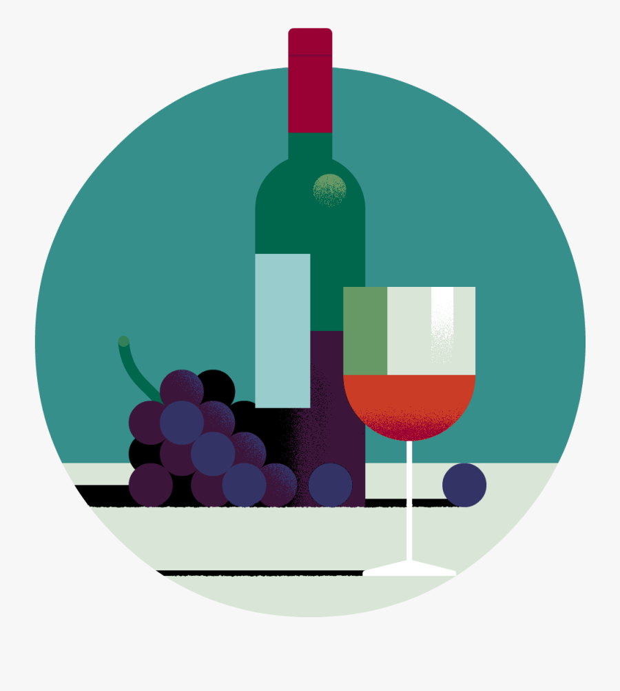 Robin Davey Vector Black And White Library - Wine Glass, Transparent Clipart