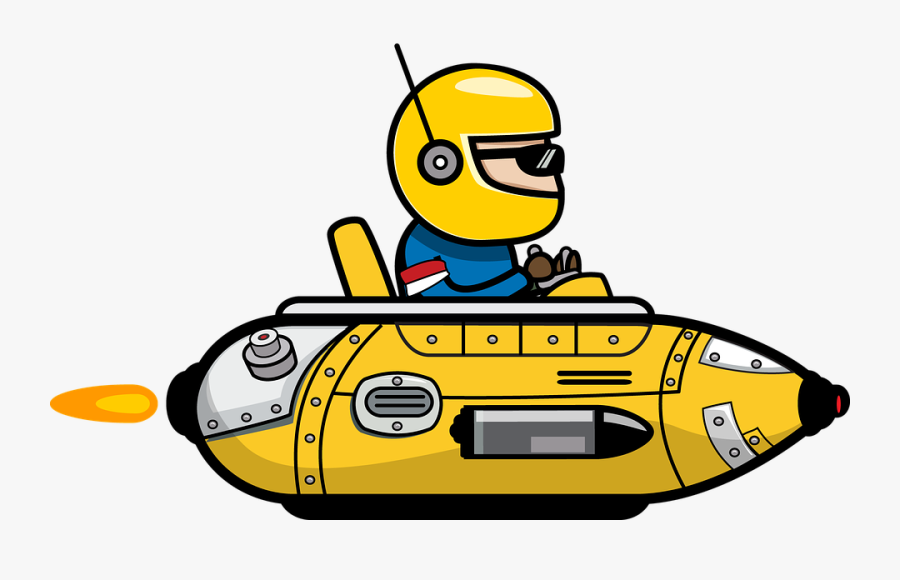 Cartoon, Space, Racer, Galaxy, Science, Rocket - วิทยาศาสตร์ การ์ตูน Png, Transparent Clipart