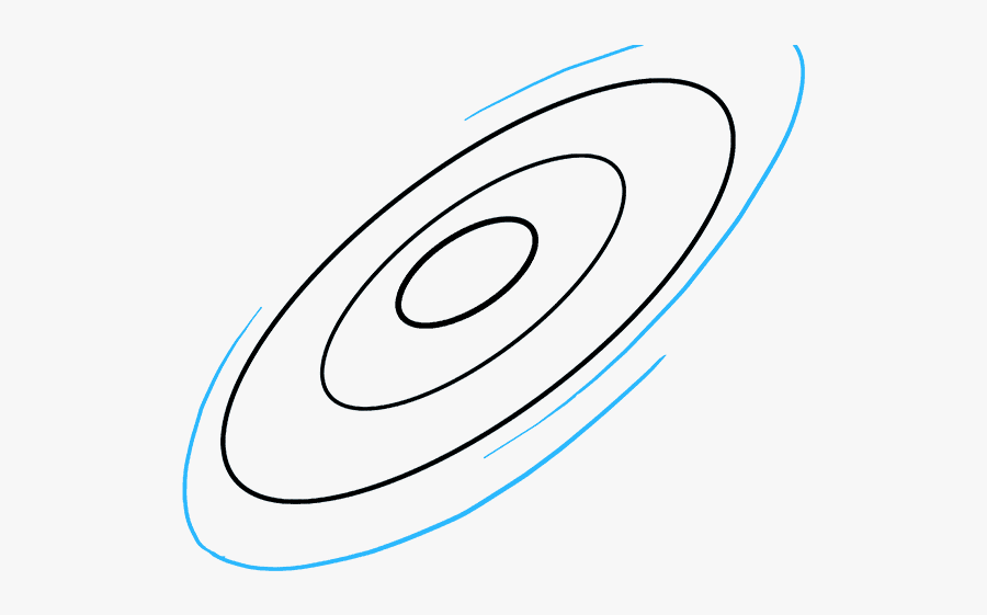 How To Draw A Galaxy - Line Art, Transparent Clipart