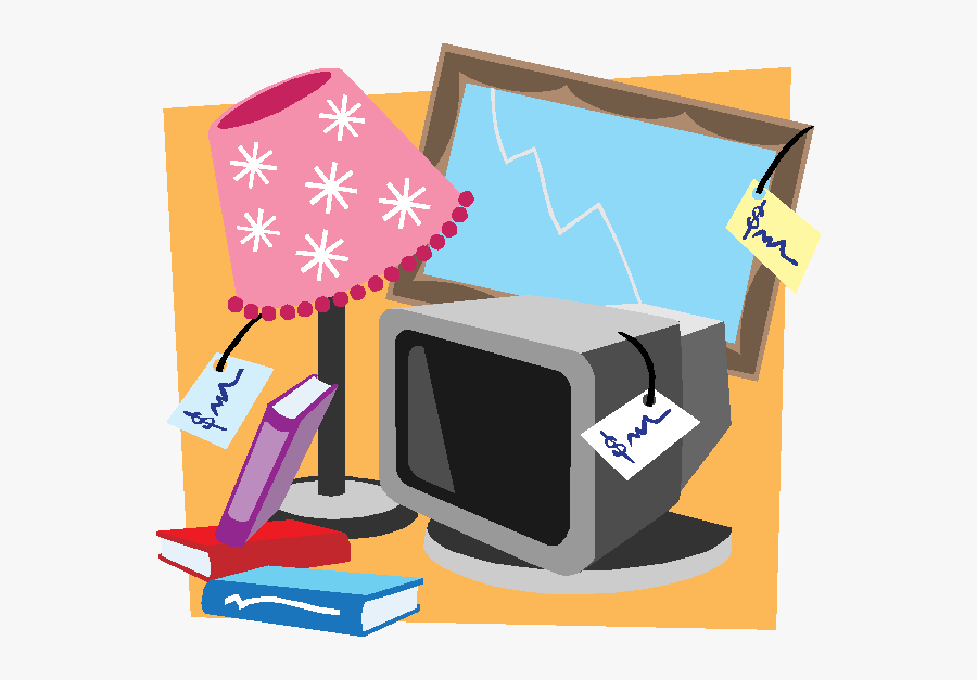 Transparent Rummage Sale Clip Art - Yard Sale Items Transparent Clipart, Transparent Clipart