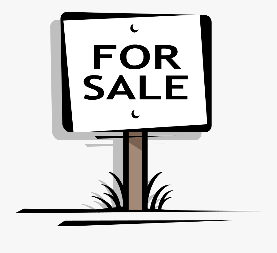 Clipart House For Sale Sign - Sale Clip Art, Transparent Clipart
