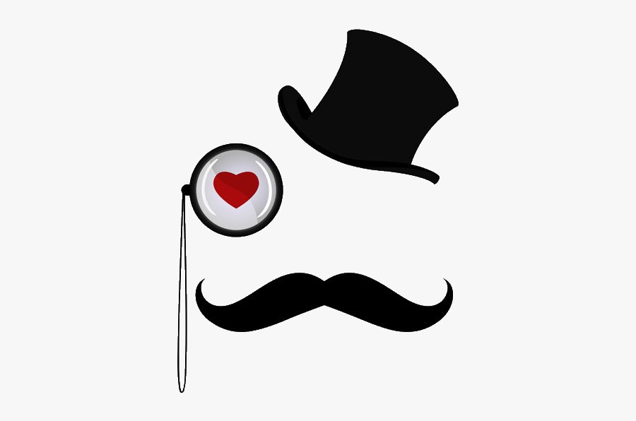 Moustache Clipart Old Hat - Deco Fete Des Pere, Transparent Clipart