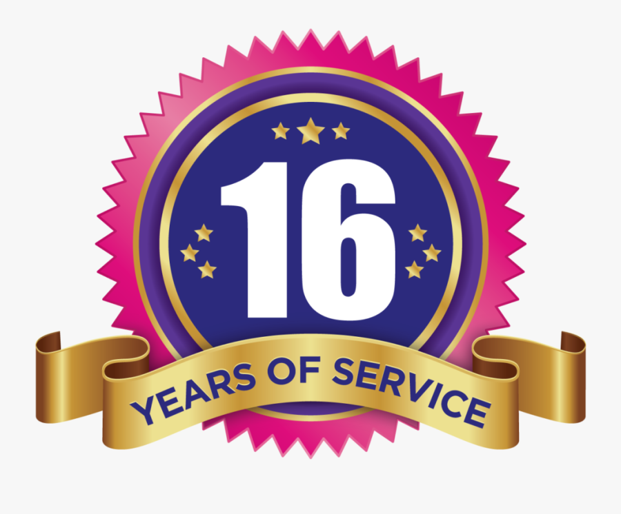 Happy 16 Year Work Anniversary Clipart , Png Download - Celebrating 16