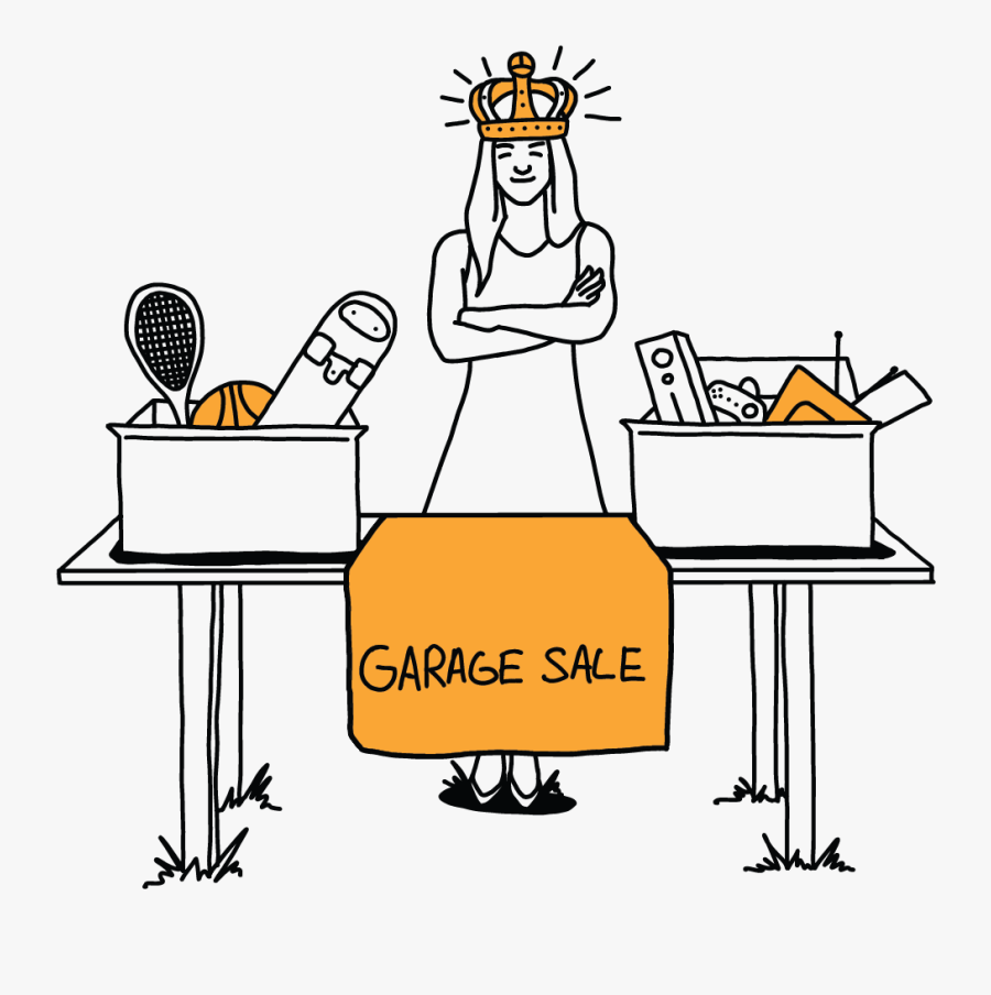 Advertise Stuff You Want To Sell Advertise A Garage - Cartoon, Transparent Clipart