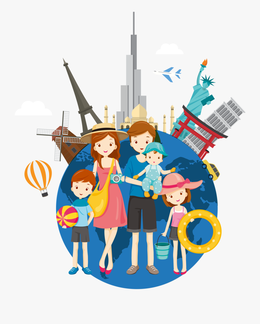 Agent Tourism Family Transprent - India Outbound Tourism, Transparent Clipart