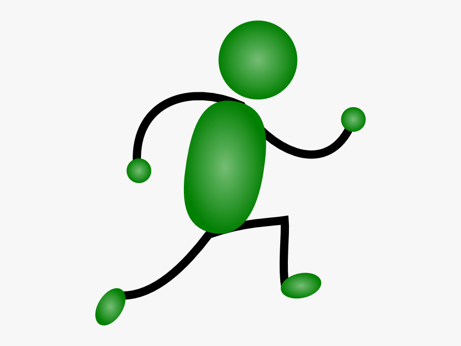 Transparent Jog Clipart - Cartoon Girl Running Clipart, Transparent Clipart