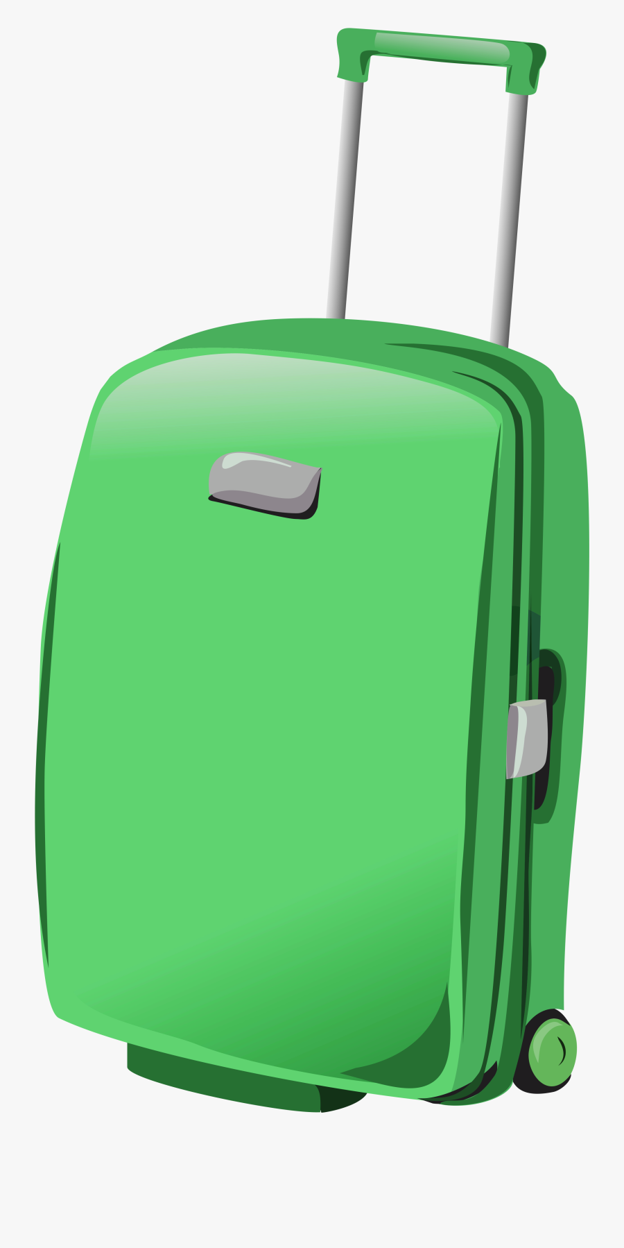 Green Suitcase Png Clipartu200b Gallery Yopriceville - Transparent Background Luggage Png, Transparent Clipart