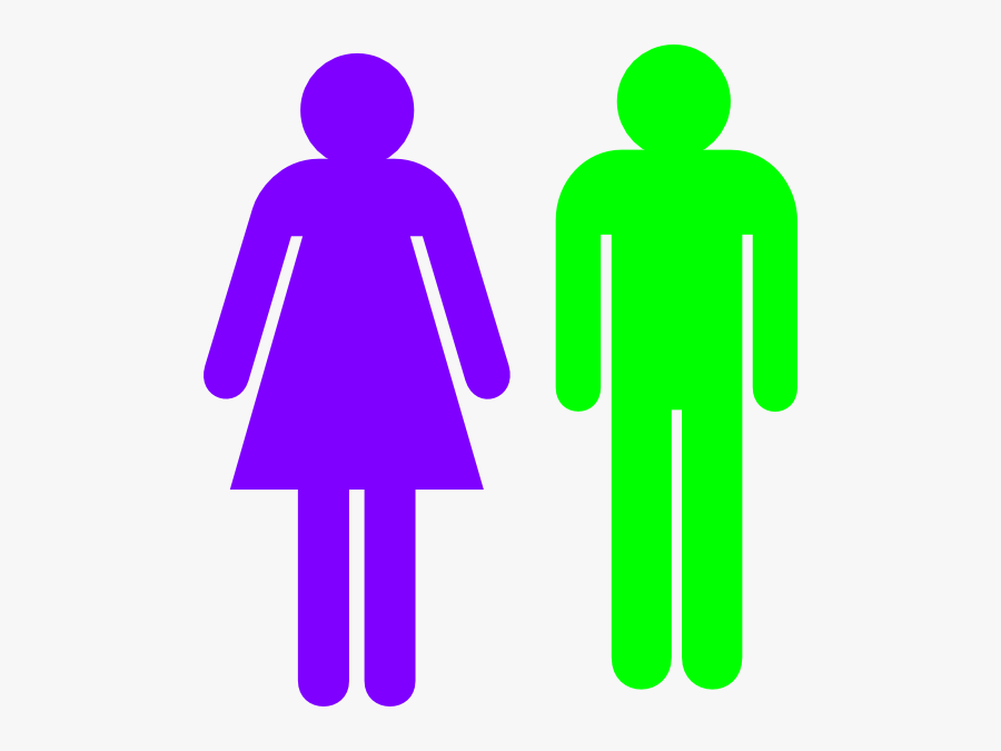 Stick Figure Male And Female, Transparent Clipart