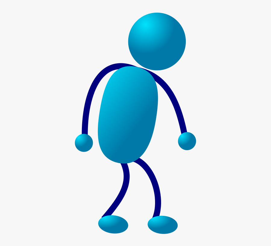 Transparent Stick Figure Clipart - Cartoon Stick Person Png, Transparent Clipart