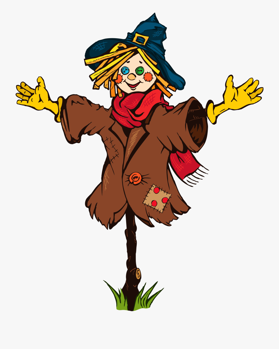 Transparent Cartoon Scarecrow, Transparent Clipart