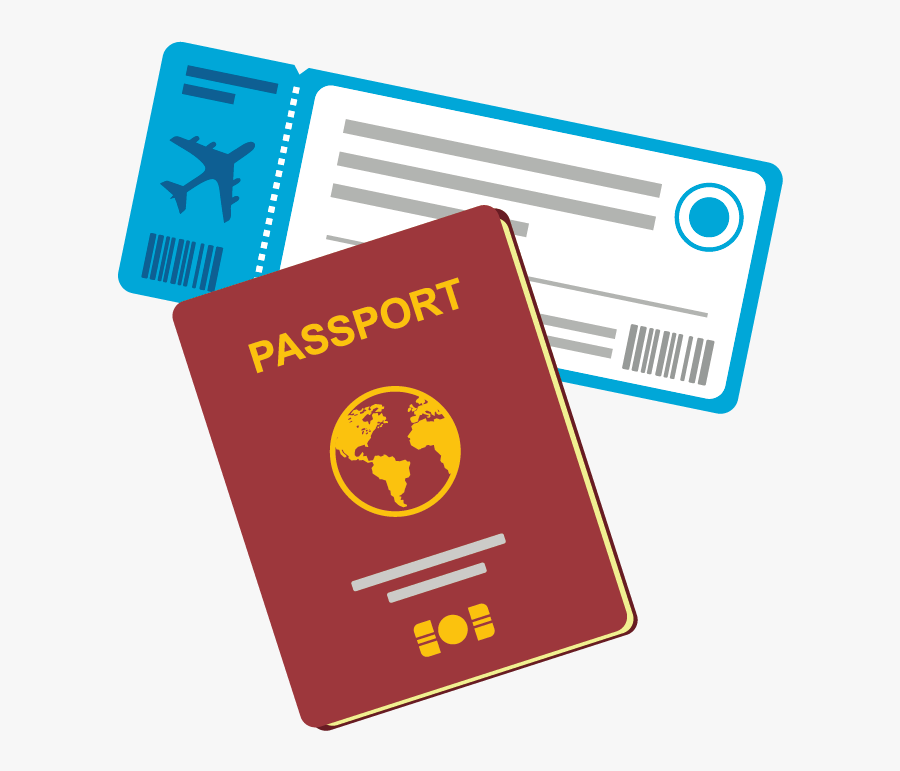 Clip Transparent Airline Travel Clip Art Creative Hand - Transparent Background Travel Passport Png, Transparent Clipart