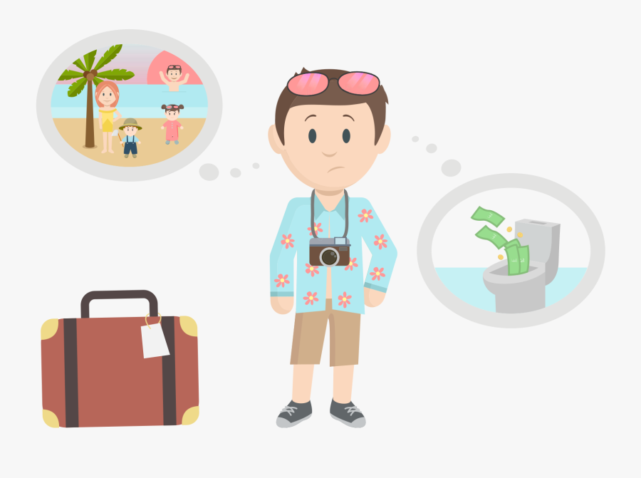 Travel Insurance Clipart Child Holiday - Cartoon, Transparent Clipart