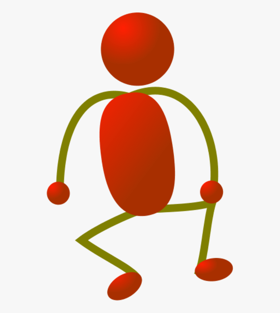 Stick Figure Sitting - Portable Network Graphics, Transparent Clipart