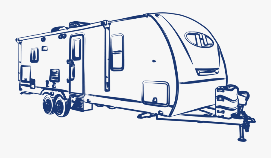 Travel Trailer - Travel Trailer Clipart, Transparent Clipart