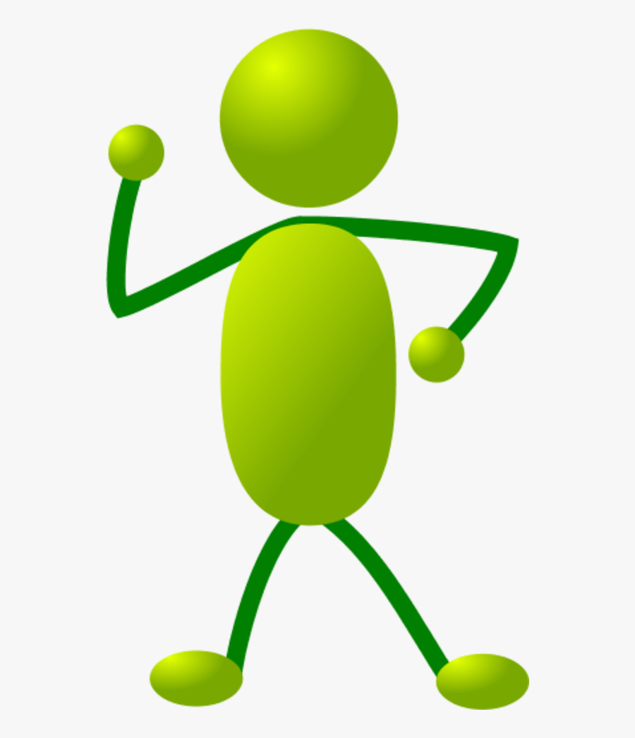 Stick Man Figure Dancing Self Reflection Clip Art , Free