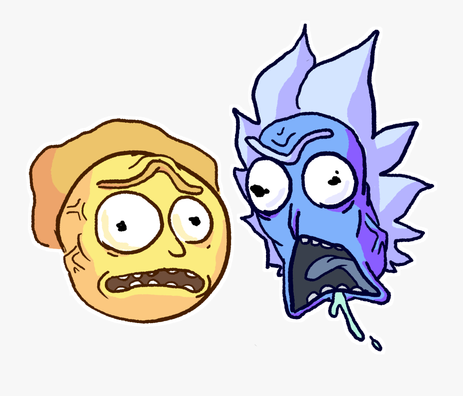 Art,mouth,snout,facial Hair,line,smile,line Character,graphics,beard - Rick And Morty Cromulon, Transparent Clipart