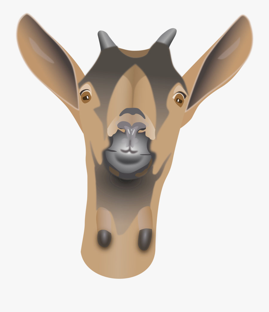 Goat Head, Transparent Clipart