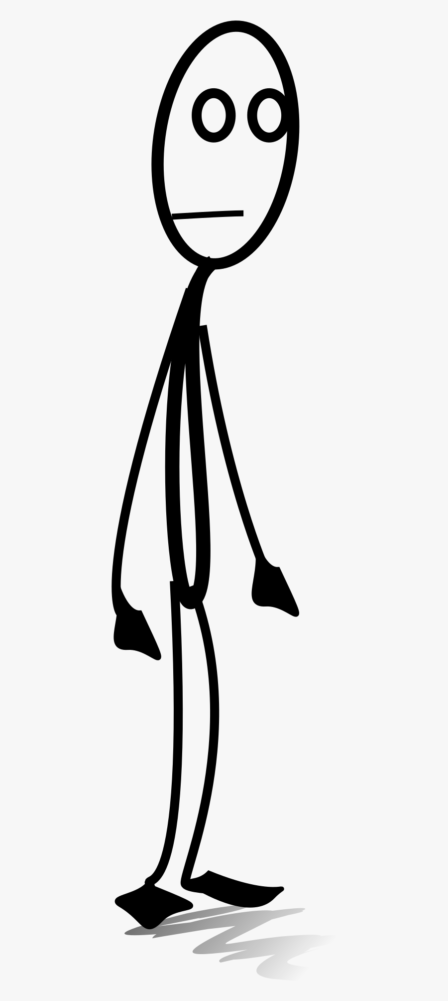 Al Big Image Png - Cartoon Stick Man Png, Transparent Clipart