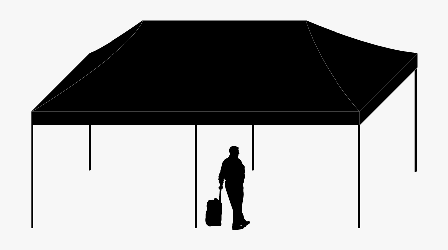 Party Tent Vector - Canopy, Transparent Clipart