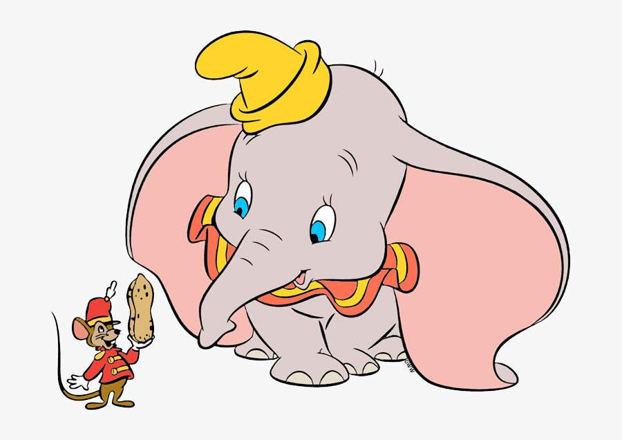 And Mammoths,nose,clip Art,indian Art - Cartoon Dumbo, Transparent Clipart