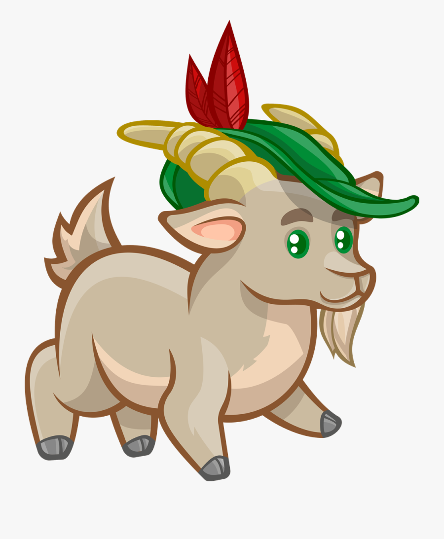 Goat Free To Use Clip Art - แพะ น่า รัก ๆ, Transparent Clipart