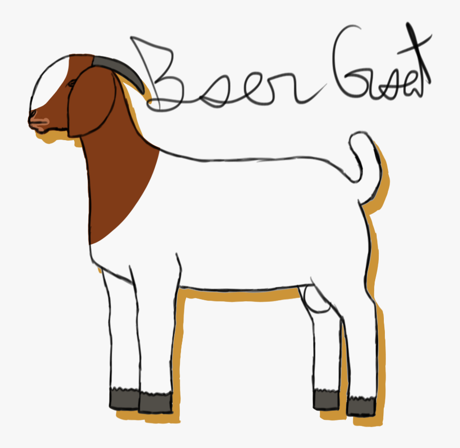 Transparent Goat Clip Art - Cartoon, Transparent Clipart