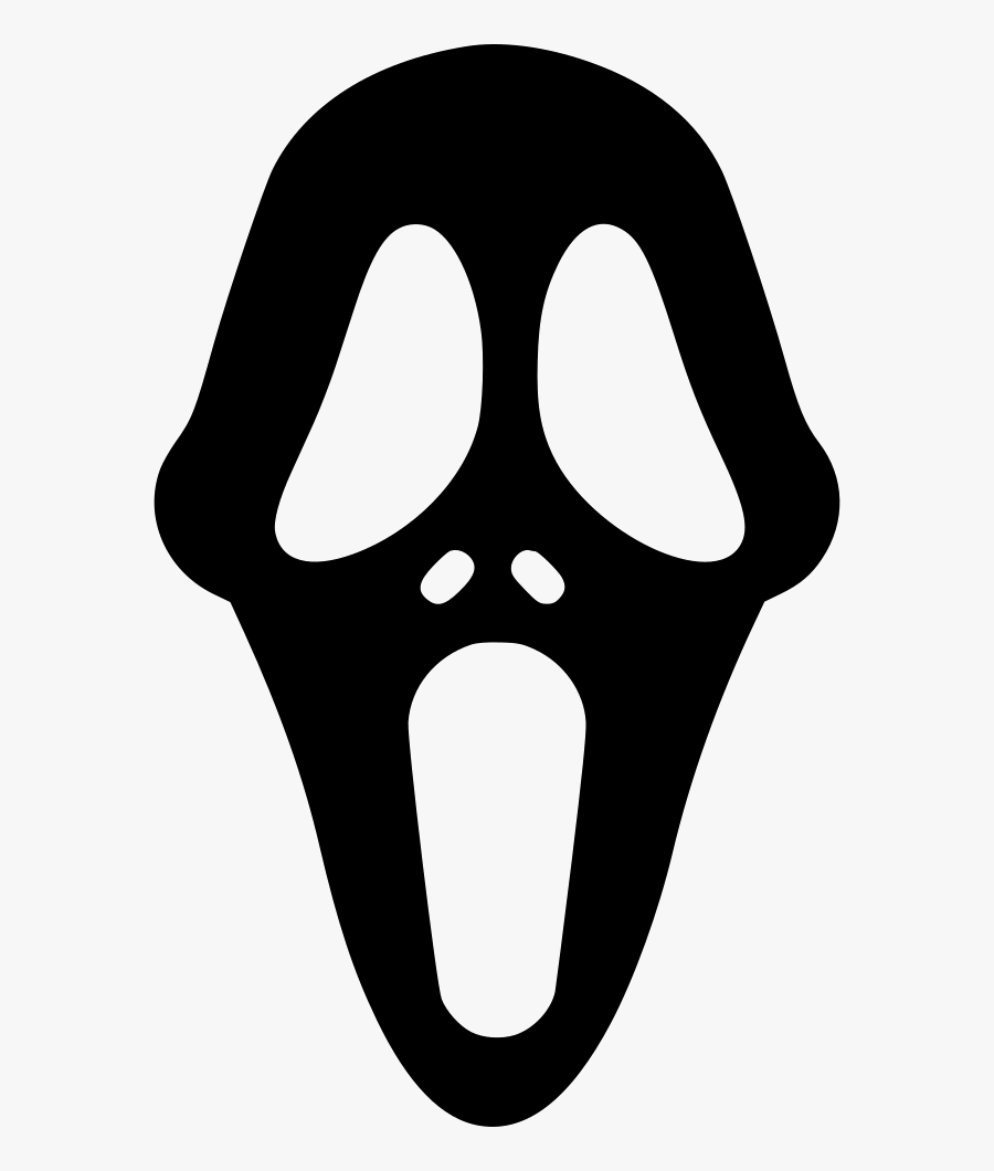 Face,head,nose,clip Mask,font,costume - Scream Mask Logo Png, Transparent Clipart