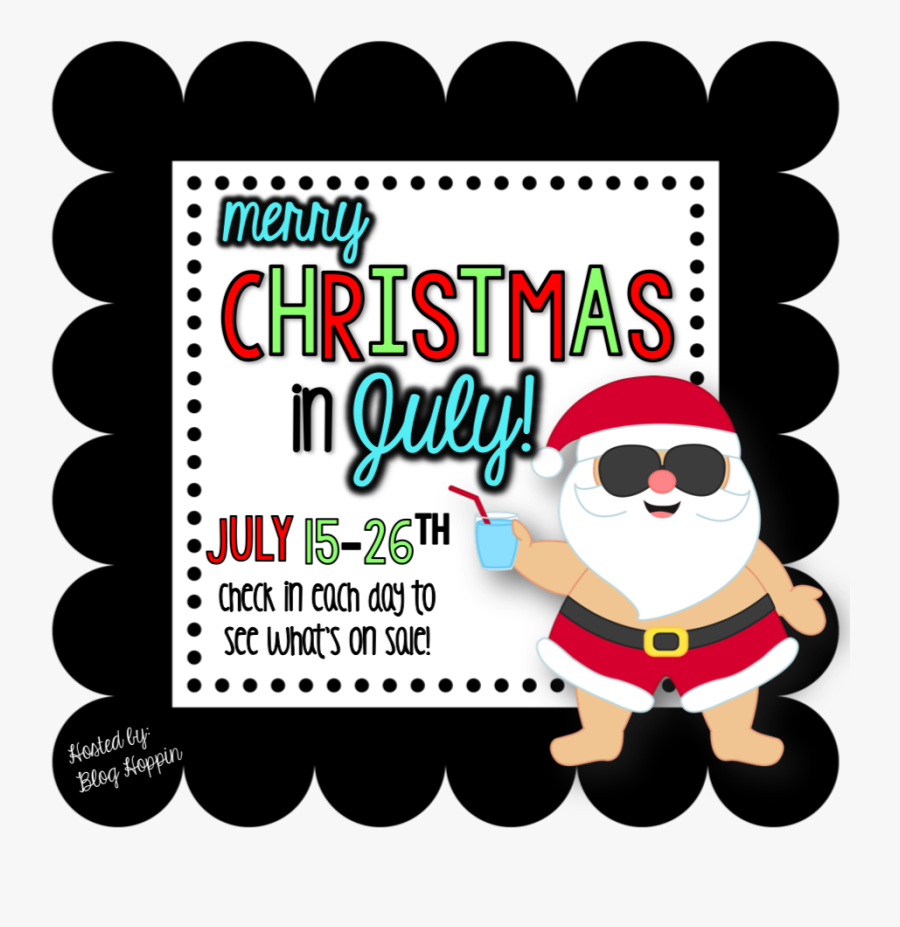 Christmas In July Clipart - Portable Network Graphics, Transparent Clipart