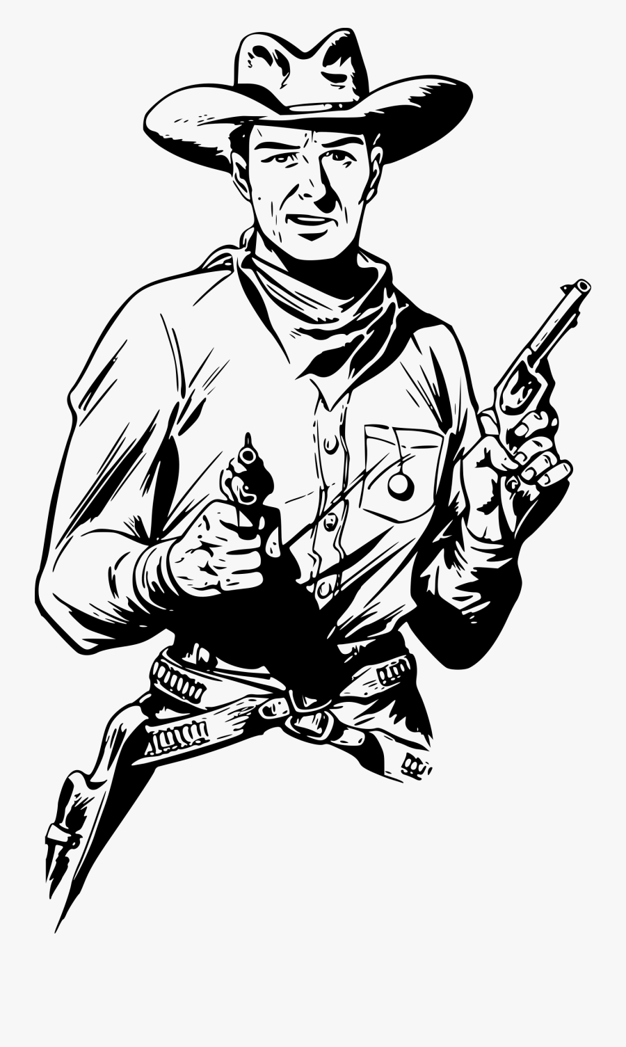 Clipart Gun Western - Cowboy Png , Free Transparent Clipart - ClipartKey