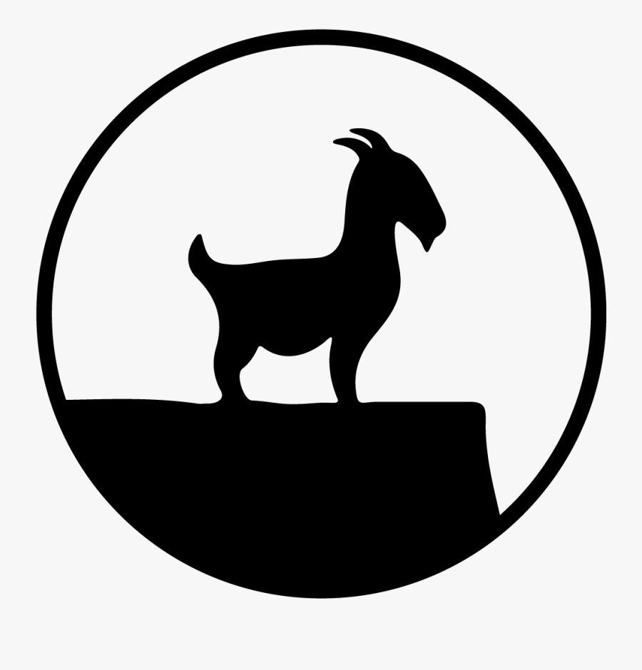 Clipart Goat Nubian Goat - Goat On Rock Clip Art, Transparent Clipart