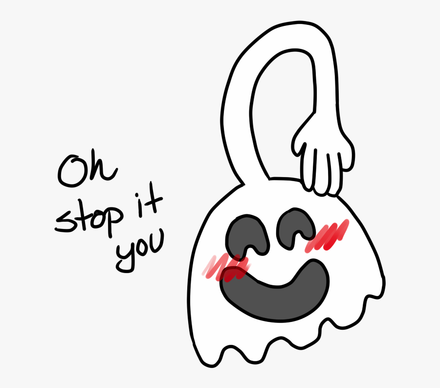 It Yo Top Hi Five Ghost Face Facial Expression Nose - Oh Stop It You Привидение, Transparent Clipart