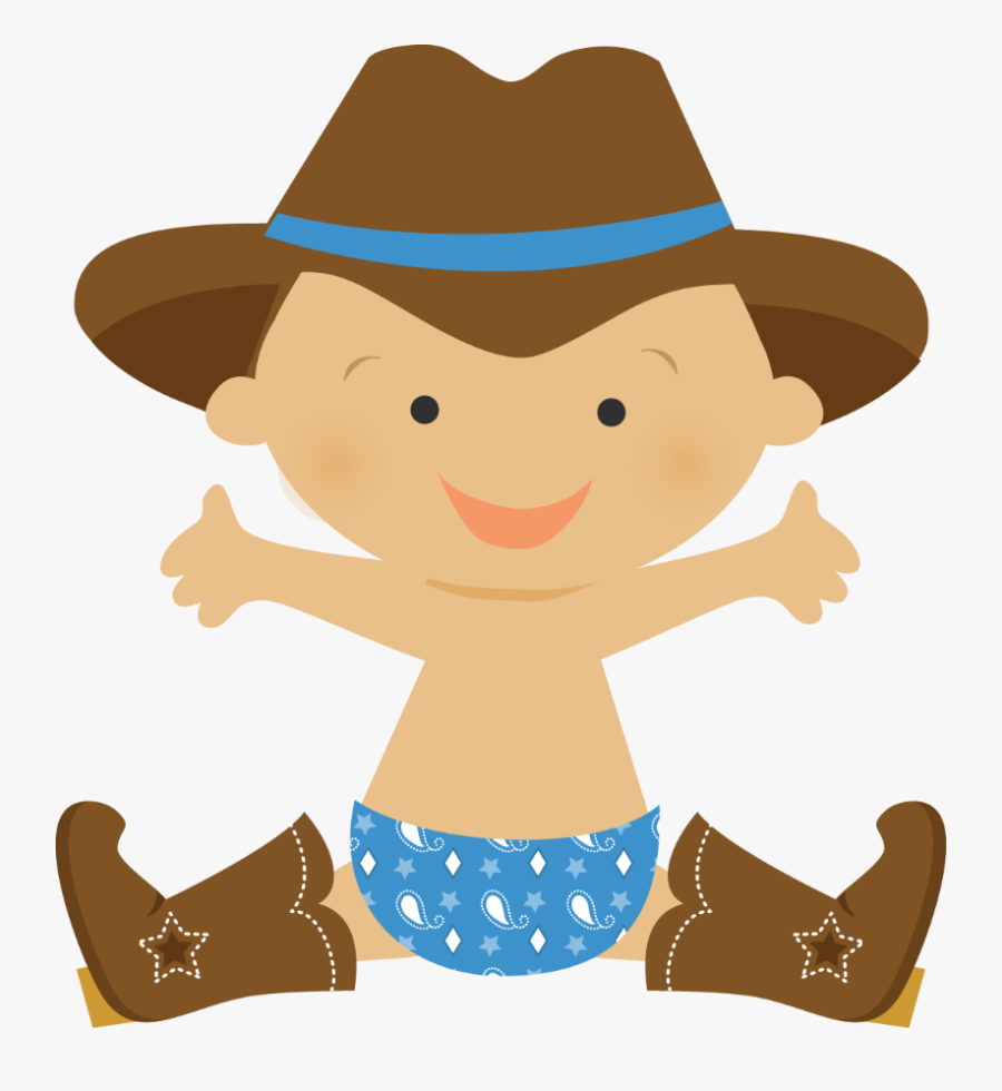 Cowboy E Cowgirl - Baby Cowboy Boots Clipart, Transparent Clipart