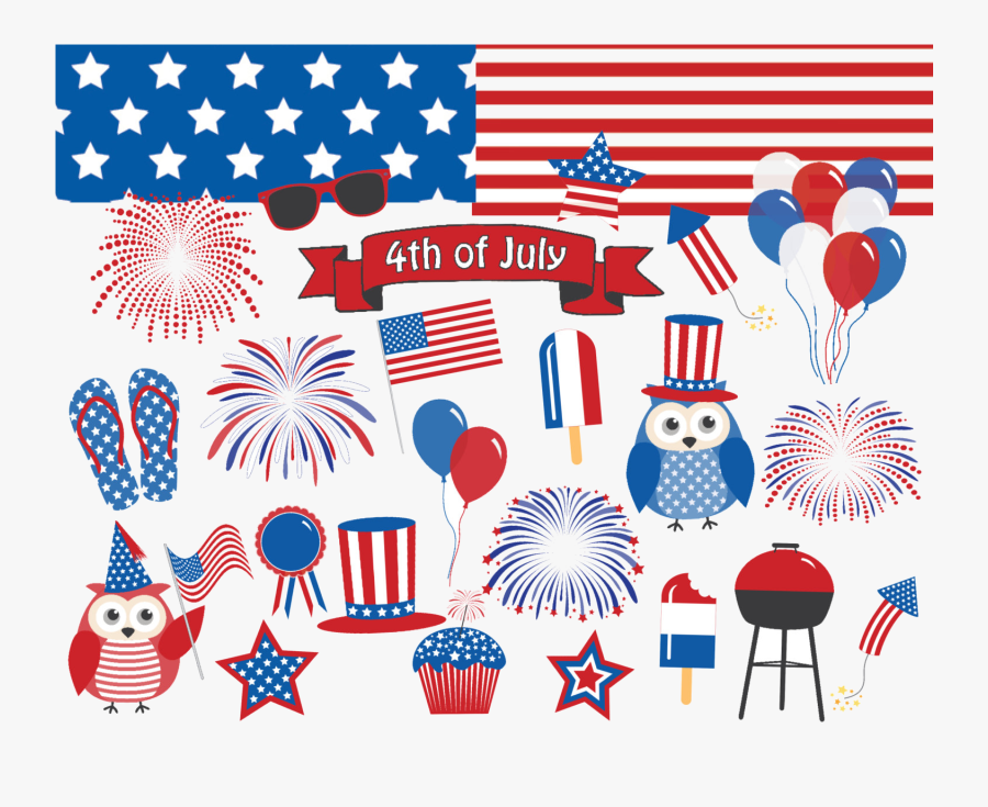 4th Of July Fourth Clip Art Transparent Png, Transparent Clipart