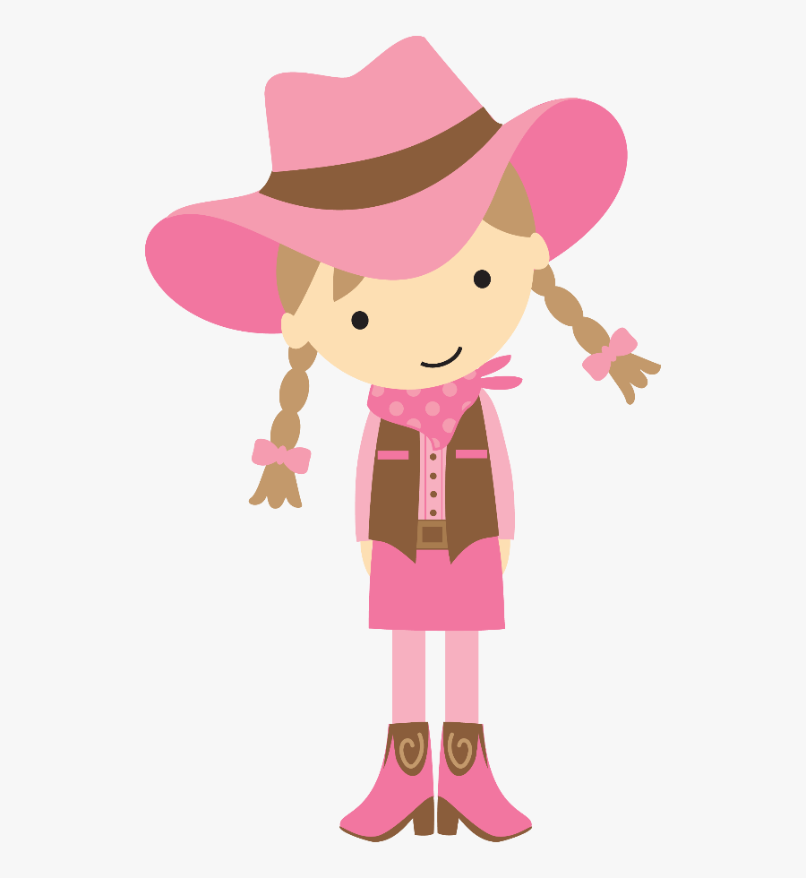 Cowgirl Clipart Western Party - Cute Cowgirl Clipart, Transparent Clipart