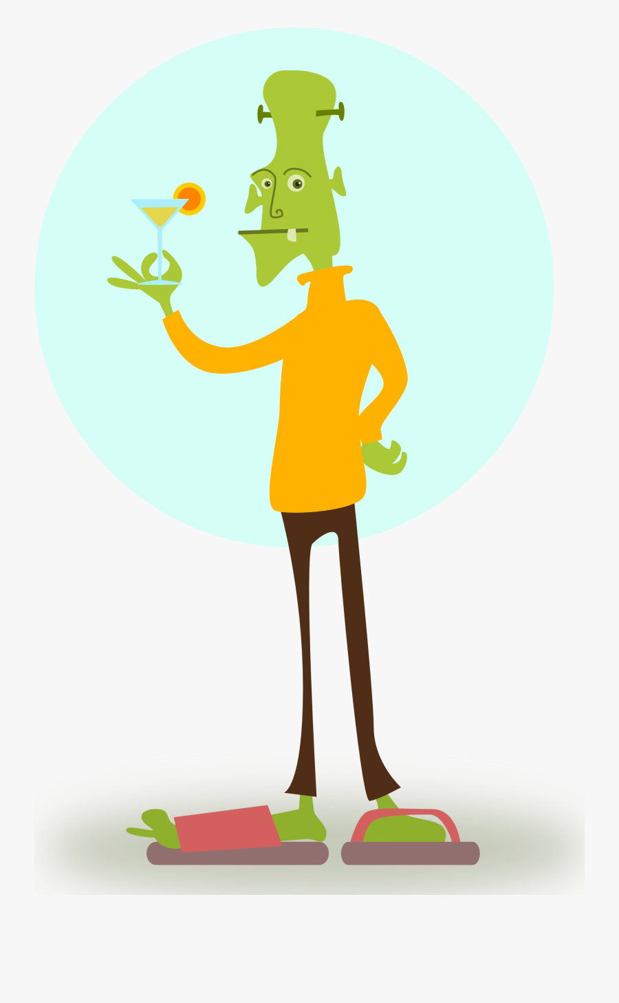 Kablam Fashionable Ghoul Art 555px - Ghoul, Transparent Clipart