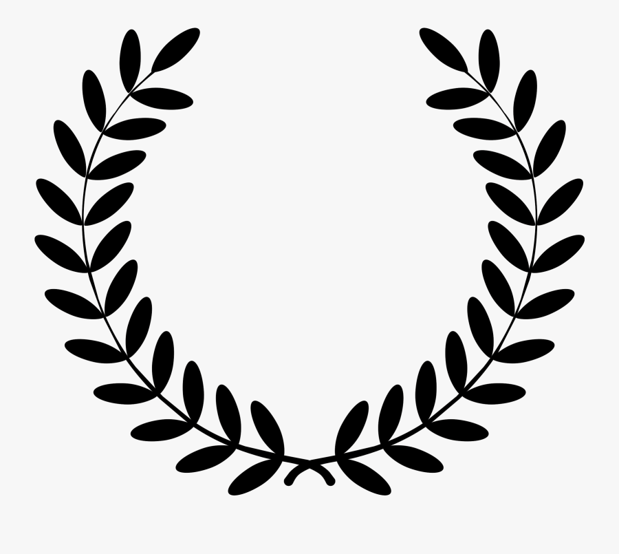Download 18 Laurel Wreath - Black Wreath Clipart, Transparent Clipart