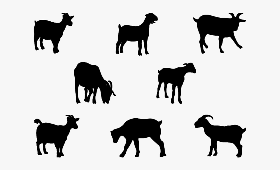 Download Clip Art Royalty Free Free To Use Public Domain - Silhouette Goat Vector, Transparent Clipart