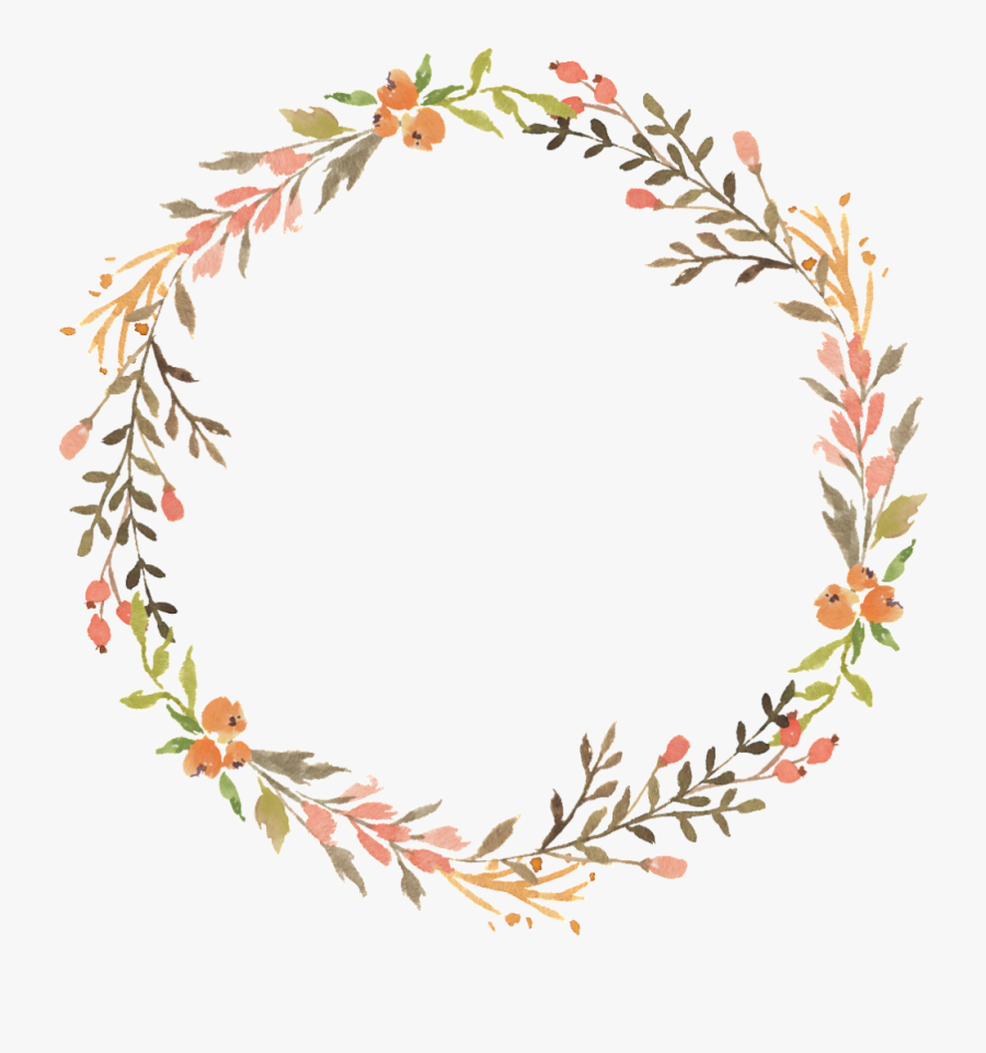 Floral Watercolor Transparent - Transparent Floral Wreath Png, Transparent Clipart