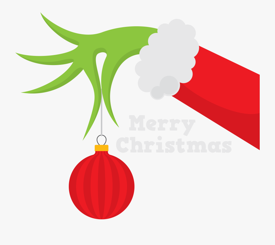 Grinch Hand Clip Art, Transparent Clipart