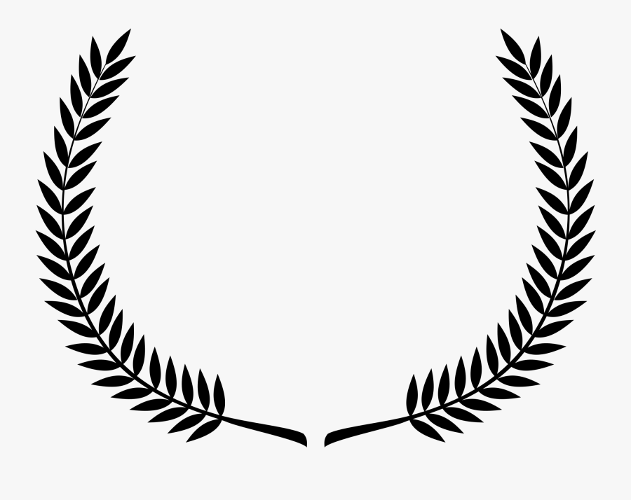 Laurel Wreath - Black Laurel Wreath Png, Transparent Clipart