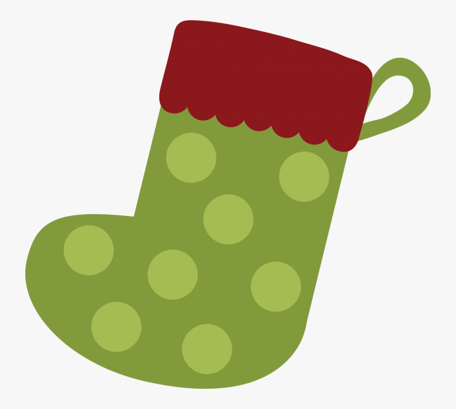 Cartoon Grinch Stocking - Cute Christmas Socks Clipart, Transparent Clipart