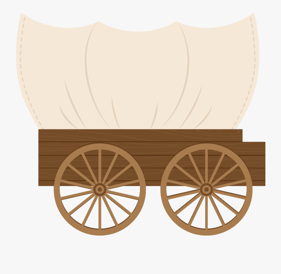 Western Clip Art, Western Theme, Western Cowboy, Cowgirl - Covered Wagon Clipart Transparent, Transparent Clipart