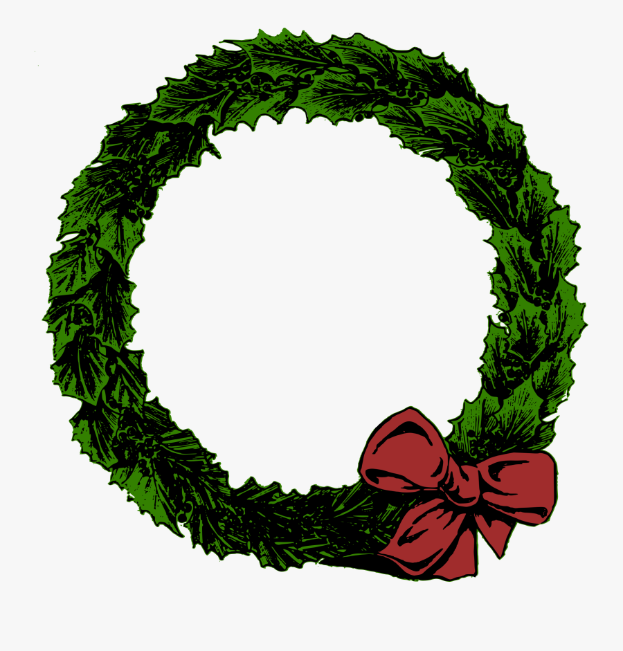 Xmas Wreath Clip Arts - Christmas Wreath Clipart, Transparent Clipart