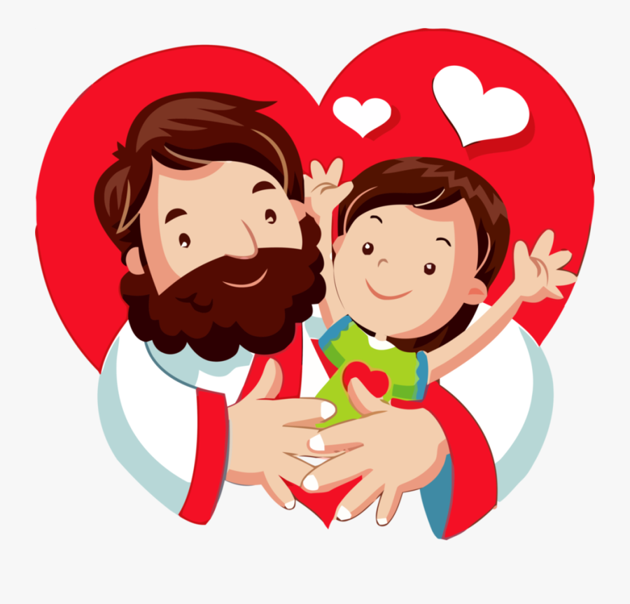 Cartoon,cheek,clip Character,gesture - Jesus Love Cartoon Png, Transparent Clipart