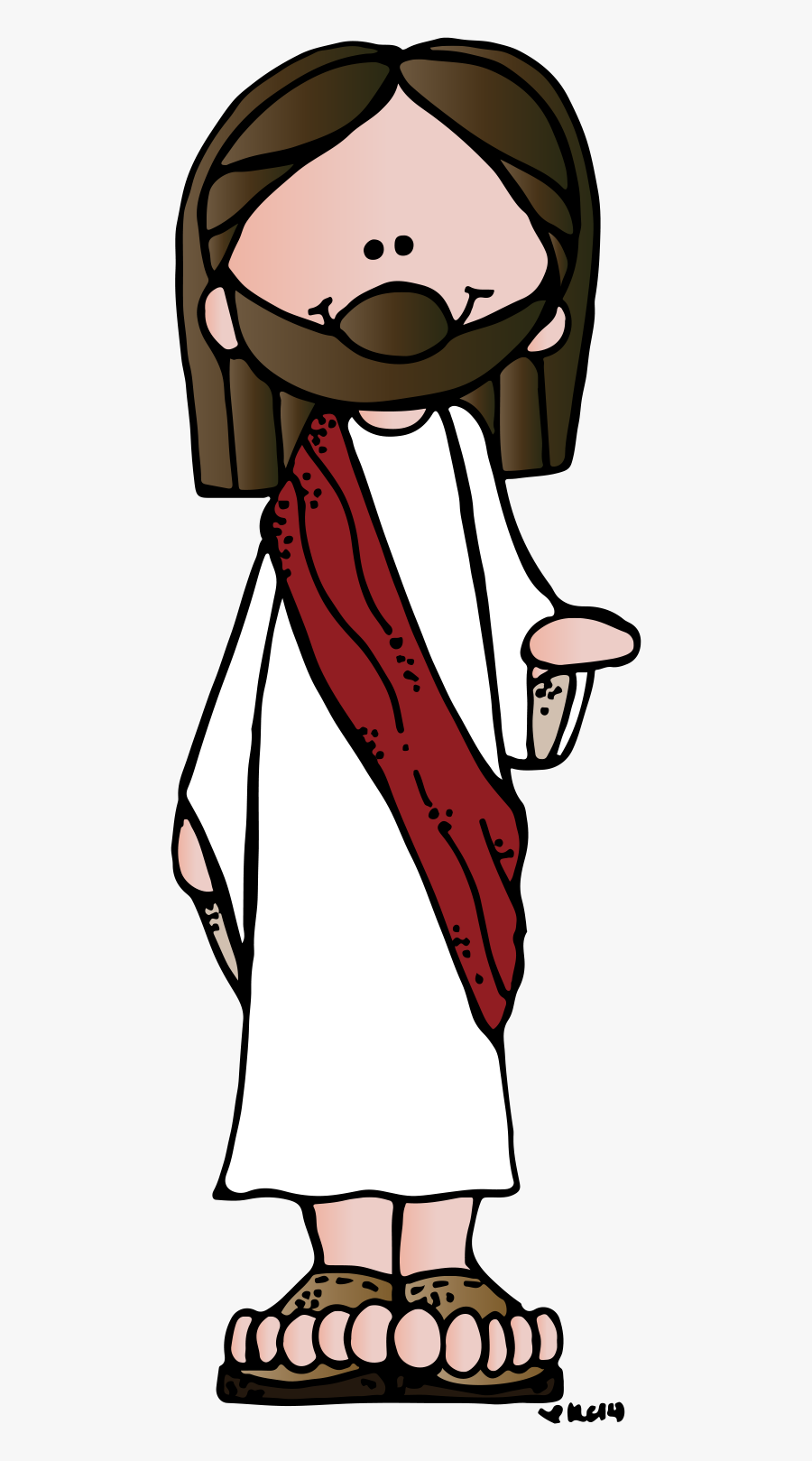 Melonheadz Jesus - Dibujos Bonitos De Jesus, Transparent Clipart