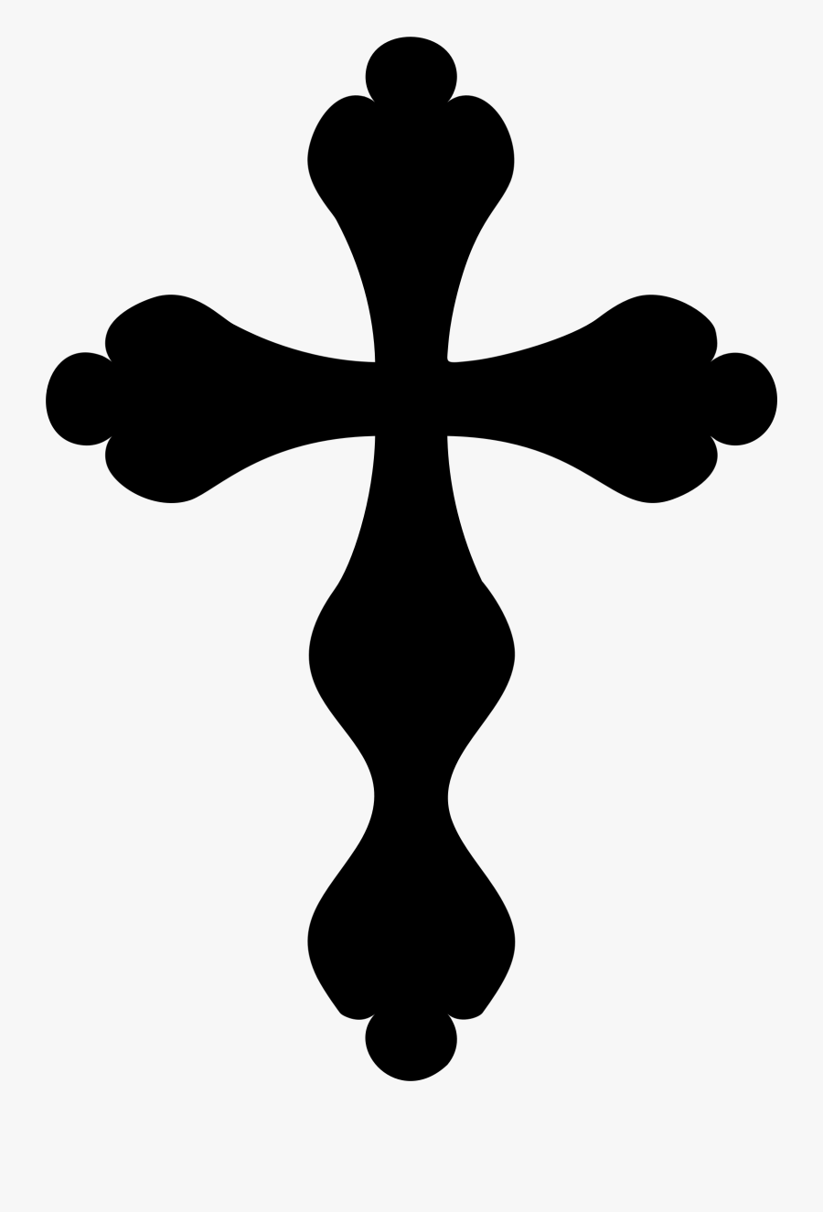 Christ The Redeemer Silhouette Clip Art - Cross Clipart Silhouette Png, Transparent Clipart